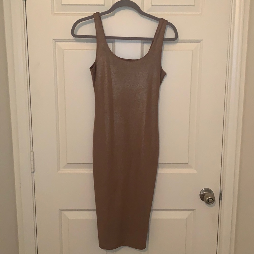 Gold Windsor Bodycon Dress